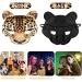 Shop Alipis Halloween Leopard 2pcs Half Masquerade Accessories - Realistic Animal Cat Costume for Carnival & Mardi Gras - Buy Online on GoSupps.com