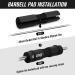 G4Free 9Pcs Barbell Pad Set for Squat, Hip Thrusts, Lunges - Olympic Bars with Gym Ankle Straps, Hip Resistance Bands, Lifting Strap, Carry Bag - Black - Buy Online on GoSupps.com