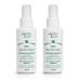 Aloe vera spray 99% organic - moisture care for face body skin & hair - with allantoin and panthenol - without fragrance & dye - vegan / 2 pack (2x 100 ml) 100 ml (2 -pack)