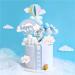 LaVenty On Cloud 9 Cake Decoration On Cloud 9 Birthday Cake Topper 9 Birthday Cake Decoration On Cloud 9 Party Supplies Cloud Cake Toppers Blue - Buy Online on GoSupps.com