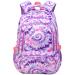 BLUEFAIRY Girls Backpack Kids Elementary School Bags for Teens Primary Bookbags Lightweight Waterproof Sturdy Durable Gift Polyester Mochila Para 5.6.7.8.9.10 Ni as((Tie Dye Purple) A-spiral-purple