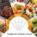 Cangfort Plastic Cutlery - 100 Disposable Plastic Forks 6 Inch- Thick Matte Handle Transparent & Sturdy - Ideal for Birthday BBQ Wedding & More 100Pcs of Disposable Forks - Buy Online on GoSupps.com