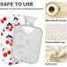 NAANLE Cartoon Cherry Berry Heat Bottle - 1L Transparent Hot Water Bottle for Bed Hand & Foot Warmer Pain Relief & Cold Therapy - Buy Online on GoSupps.com