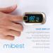 Mibest OLED Finger Pulse Oximeter - O2 Meter Dual Color White/Luxury Gold - Buy Online on GoSupps.com