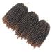 Xtrend 8-Inch Ombre Spring Twist Hair Extensions - 6 Pack Synthetic Kinky Curly Braids for Women T27 # (20.32 cm) - Fluffy Passion Twists - Buy Online on GoSupps.com