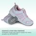 Orthofeet Women's Orthopedic Tie-Less Sneakers | Tahoe 8.5 White/Pink | Relieve Foot Pain | Comfort & Support - Buy Online on GoSupps.com