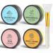 4 Pcs Clay Mask Set - Turmeric, Vitamin C, Green Tea, Dead Sea Mud & Rose Clay Masks - 240g Total - Deep Cleansing, Moisturizing & Pore Refining - Buy Online on GoSupps.com