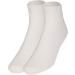 Nuvein Padded Low Cut Socks - 8-15 mmHg Light Compression Cushioned Ankle Length Sensitive Fit White X-Large - International Shipping Available - Buy Online on GoSupps.com