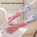 Household Gloves 1 Pair Cleaning Cute Panda Pattern Dishwashing Waterproof Plush Housework for Home Kitchen Autumn Pink L - Buy Online on GoSupps.com