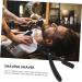 Frcolor Engraved Manual Razor Holder - Foldable Shaver & Eyebrow Razor Stand - Black 14.5x2.5cm | Premium Man Tool Handle - Buy Online on GoSupps.com