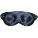 Mulberry Silk Sleeping Eye Mask For Lash Extensions Organic 22 Momme Women Adjustable 3d Eye Mask Eyelash Protector Sleep Mask With Eye Cups Contoured Travel on Airplane Blindfold (Navy Blue)
