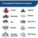 PetSafe Replacement Pump for Drinkwell Fountains - PAC00-13206 (Black) | Compatible with Ceramic, Stainless Steel, 360 Models | Dog and Cat Water Dispensers - Buy Online on GoSupps.com