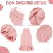 Fleece Dog & Cat Sweater - Warm Knitting Dress for Small & Medium Pets | Winter Clothing in Pink - Buy Online on GoSupps.com