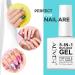 5 in 1 Builder Gel Base for Strong Nails UV/LED Nail Polish Coat 15ML White - Buy Online on GoSupps.com