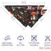 Multicolored Triangular Pet Bibs for Dogs & Cats - 2 Pack of Hollow Mushroom Snail Butterfly Designs | Small Medium & Large Size - Buy Online on GoSupps.com