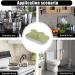 Bathroom Sponge Cleaner - Bathroom Cleaning Sponge with Handle | Shower Cleaning Sponge | Non-Scratch Bathroom Sponge | Handheld Scrub Brush | Best Sponge for Hard Water Stains Tiles Soap Scum Green - Buy Online on GoSupps.com