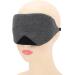 Adjustable Cotton Eye Cover for Sleeping | Light Blocking Eyeshade | Comfortable Travel Eye Mask (Black - Buy Online on GoSupps.com