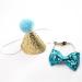 Dog Birthday Hat & Collar Set - Reusable Light Blue Party Accessories for Pets - Perfect for Puppies & Cats - Buy Online on GoSupps.com