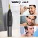 Gurelax Titanium Max Trimmer for Men - USB Rechargeable Lighted Beard Trimmer for Nose, Ear & Facial Hair - Painless Electric Nose Hair Trimmer - As Seen on TV - Storage Bag Included - Gray - Buy Online on GoSupps.com