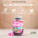 Clean Nutraceuticals Biotin Collagen Keratin Gummies | Hair Skin and Nails Vitamins for Women | Hyaluronic Acid Bamboo Vitamin A C D3 E Folate with Saw Palmetto Silica B3 B12 Vegan Gummy - Buy Online on GoSupps.com