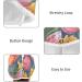 Blooming Tulips Hair Towel 2 Pack | Super Absorbent Quick Dry Turbans for Women & Girls - Buy Online on GoSupps.com