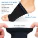 2 Pairs Ailaka Compression Arch Support Sleeves - Cushioned Braces for Flat Foot Pain Relief and Plantar Fasciitis - Gel Pads Included - Black - Buy Online on GoSupps.com