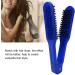 Plywood Comb Hair Straightener - V-Shape Styling Tool for Home & Barber Shop | Blue - Buy Online on GoSupps.com