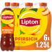 LIPTON ICE TEA Peach iced tea with peach flavor DISPOSABLE (6 x 1.25L) New version New version