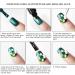 3 Pcs Nail Rhinestone Glue Pen Set - Adhesive Resin with Brush, Dual Purpose for Nail Decorations - 10ml - Buy Online on GoSupps.com