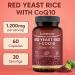 LUNESSA Red Yeast Rice 1200mg Red Yeast Rice Supplement with 100mg COQ10 Support Healthy Heart & Cholesterol for Men & Women High Absorption Non-GMO Vegan 60 Capsules - Buy Online on GoSupps.com