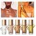 MEICOLY Liquid Body Illuminator 04 Glistening Bronze 40ml - Long Lasting & Waterproof Body Shimmer Oil for Glowing Skin - Buy Online on GoSupps.com