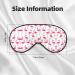 Shop Red Flamingo Pattern Unisex Sleeping Eye Mask - Soft Adjustable and Perfect for Travel | International Shipping Available - Buy Online on GoSupps.com