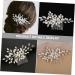 Didiseaon Bridal Headwear Hair Side Combs Elegant Bridal Headpiece Hair Wedding Decor Hairpin Decor Hair Comb Hair Clips Bridal Pearl Hair Pin Grace Crystal Miss White Hair Piece - Buy Online on GoSupps.com