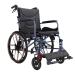 Manual Wheelchair Aluminum Alloy Multifunctional Folding Transport Wheelchair Self-propelled Anti-Tipping Wheelchair