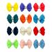 PET SHOW Plain Dog Hair Clips for Small Dogs Bowknot French Barrette Bows Clips for Yorkie Teddy Grooming Hair Accessories Pack of 10