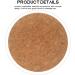 Minkissy Cork Massage Ball | Lacrosse Foot Massager for Plantar Fasciitis | High-Density Wooden Yoga Ball 100mm | International Shipping - Buy Online on GoSupps.com