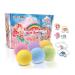 Super Large Fantasy Dreams Bath Bombs for Kids  Set of 6 Colorful Bath Bombs with Surprise Inside
