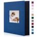 Miaikoe Photo Album 6x4 300 Pockets Slip in Large Capacity Album for Family Wedding Anniversary Linen Album Book Holds 300 Horizontal 10x15cm Photos(300 Pockets Blue) 300 Pockets Blue