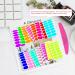 SILPECWEE 16 Sheets Fluorescent Nail Wraps - Self-Adhesive Nail Polish Stickers for Women | Gel Nail Strips & 1 Nail File - Vibrant Fingernail Manicure Decor - Buy Online on GoSupps.com