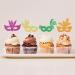 Keaziu 24PCS Mardi Gras Cupcake Topper Masquerade Masks Bachelorette Mask Cupcake Toppers Masquerade Mardi Gras Baby Shower Birthday Party Decorations Supplies 1 Mask 1 - Buy Online on GoSupps.com