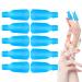 Hanyousheng Nail Clips Acrylic Nail Remover 10 Pcs Nail Soak Off Cap Clips Acrylic Nail Art Polish Remover Wrap Cleaner Clip Caps UV Gel Polish Remover Wrap Cleaner Tool for Fingernail Blue