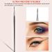 4 Pcs Eyelash Comb & Eyeliner Brush Set - Fine Angled Eyeliner Eyebrow Brush & Ultra Thin Liner Tool | International Shipping - Buy Online on GoSupps.com