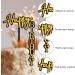 6 Pcs Right-Angled Shape Cake Toppers Acrylic Happy Birthday Cake Topper Cupcake Decoration Vertical Cake Pick Decor Party Supplies for Birthday Party Cake Desserts Decoration Supplies - Buy Online on GoSupps.com