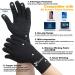 2 Pairs Full Finger Copper Compression Arthritis Gloves with Touchscreen Tips - Medium Size for Men and Women, Carpal Tunnel and Typing Support - Buy Online on GoSupps.com