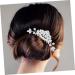 DOITOOL Bangs Comb Hair Gems for Women Hair Pearls Crystal Headpiece Rhinestone Hair Comb Bridal Hair Clip Crystal Hair Comb Ladies Wigs Rhinestone Decorate Wedding Bride - Buy Online on GoSupps.com