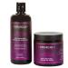Kerargan - Argan Oil Shampoo and Mask to nourish moisturise and protect your curls - Ideal for straightening - For dry and damaged hair - Sulphate paraben and silicone free - 2x500 ml
