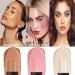 Highlighter Blush & Bronzer Stick Set - 3 Pcs Cream Contour Makeup Kit with Pink Brush | Long Lasting Smooth Finish for All Skin Types - SAT B 0.01 oz - Buy Online on GoSupps.com