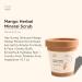 Hey Honey Skincare Mango Herbal Mineral Scrub Dead Sea Salt Exfoliator for Body & Face | Gently Buffs Smooths & Hydrates Skin | Cruelty-Free Paraben-Free Vegetarian | 6.7 oz - Buy Online on GoSupps.com