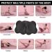 TOBWOLF 2PCS Yoga Knee Pad - Anti Slip Pilates Kneeling Pad for Exercise - Extra Thick Workout Support Cushion for Knee, Ankle, Elbow, Hand - Black - Buy Online on GoSupps.com