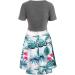 Siconght Women's Summer Dresses - Bowknot Top & Sunflower Print Two-Part Set - Shop Now! - Buy Online on GoSupps.com